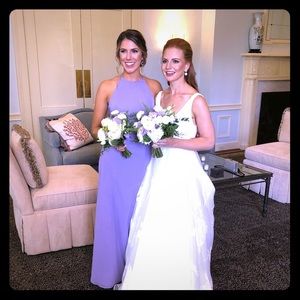 Dessy Bridesmaid dress! Color: Passion